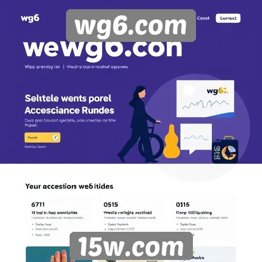 Acessibilidade e design no site wg6.com