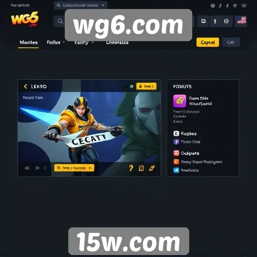 explorando a interface do usuário no wg6.com